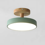 Slim trä LED-taklampa