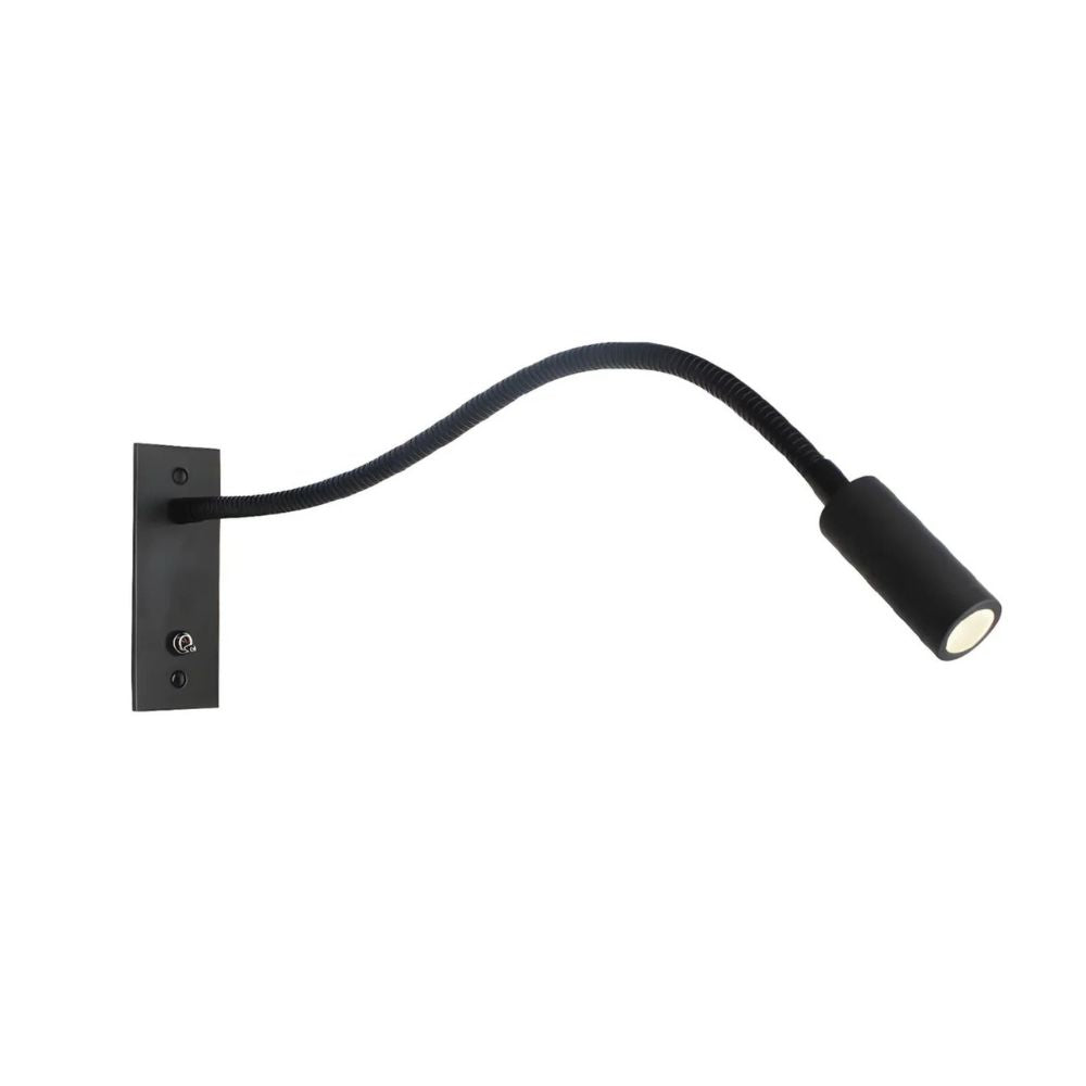 Flexibel gooseneck LED vägglampa