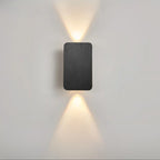 Borstad aluminium LED vägglampa