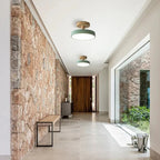 Slim trä LED-taklampa