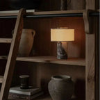 Bordslampa i marmor med touchfunktion