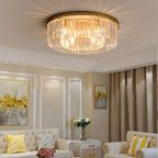 Elegant kristallkrona LED taklampa