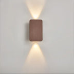 Borstad aluminium LED vägglampa