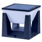 Solcellsdriven led utomhus stolplampa