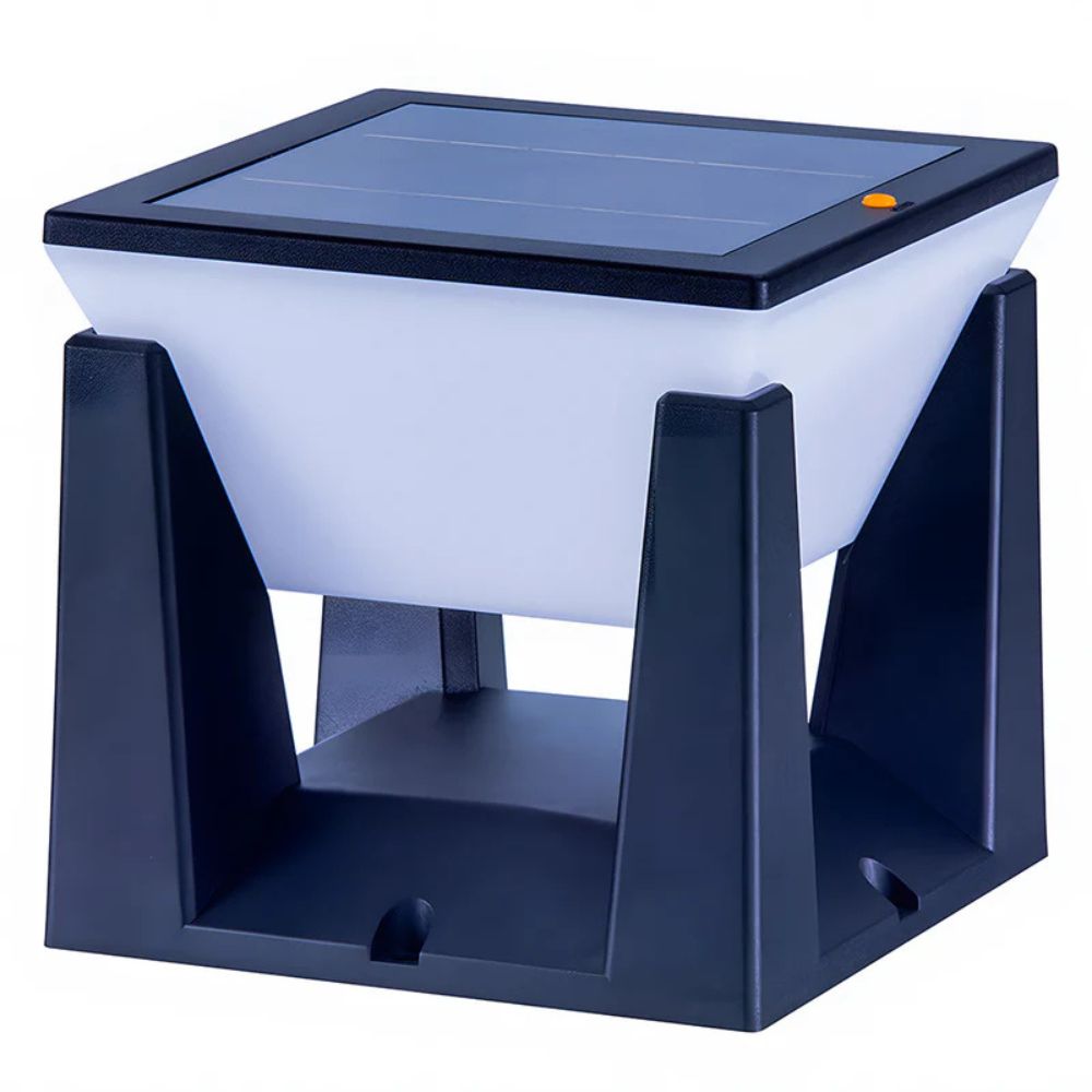 Solcellsdriven led utomhus stolplampa