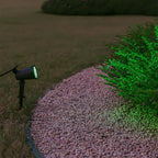 Solcellsdriven rgb led utomhusspotlight