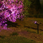 Solcellsdriven rgb led utomhusspotlight