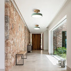 Slim trä LED-taklampa