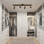 Trä LED takspotlight spårbelysning