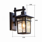 Vintage utomhus vägglampa