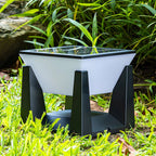 Solcellsdriven led utomhus stolplampa