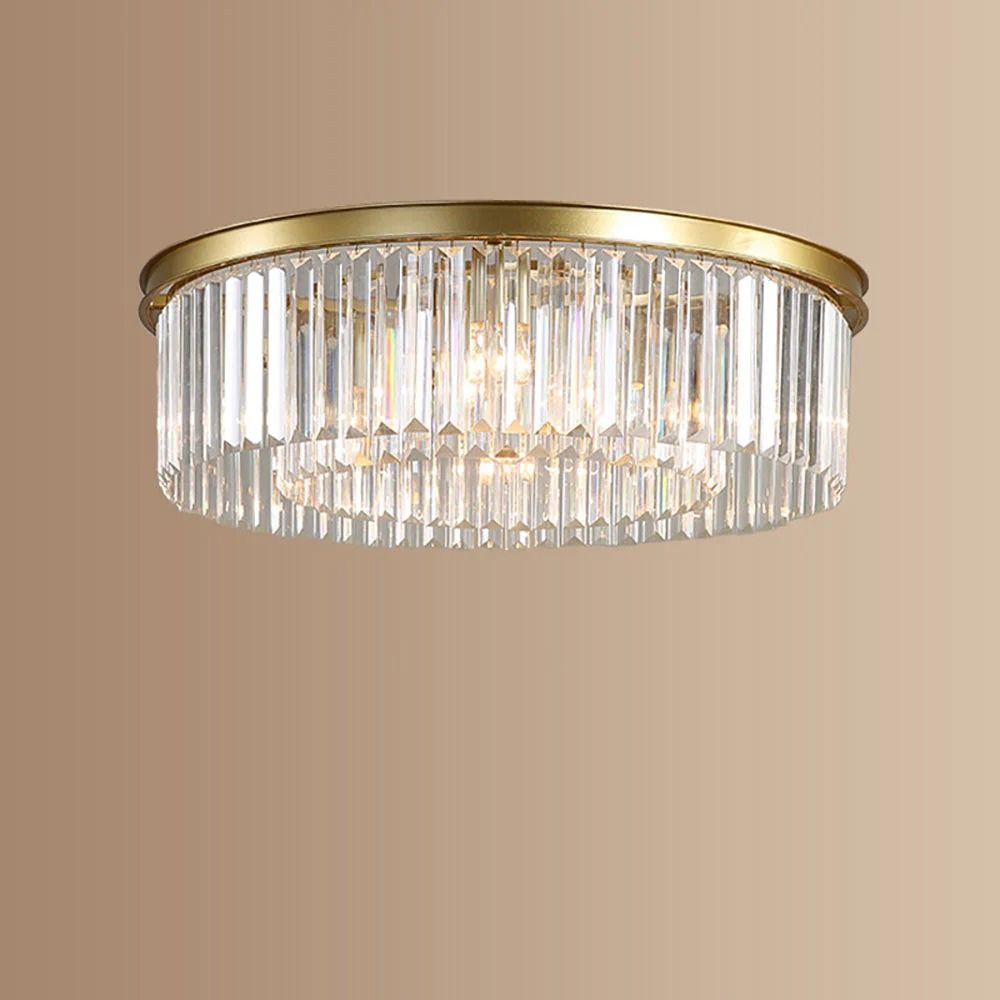Elegant kristallkrona LED taklampa