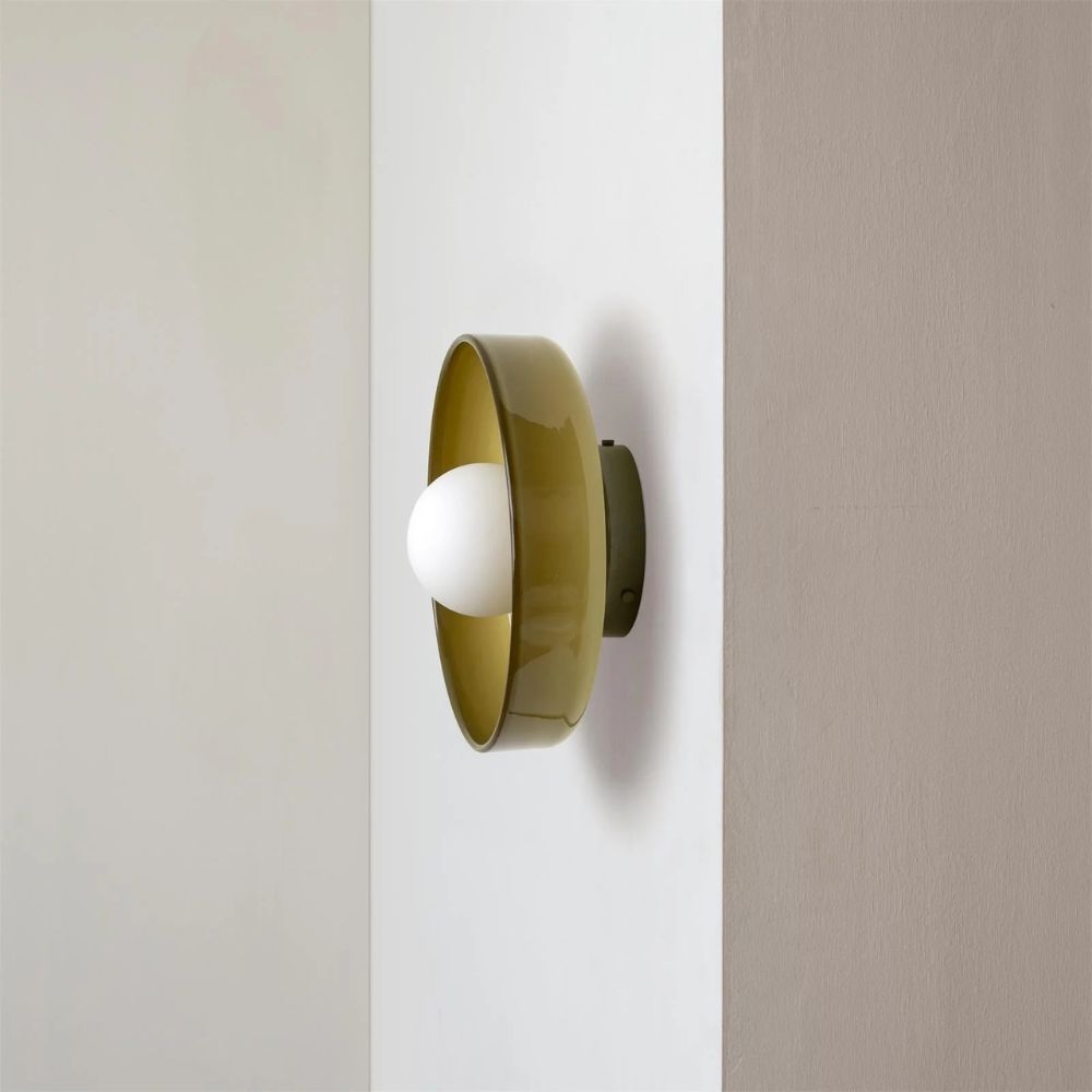 Nordisk glas taklampa med en enda lampa