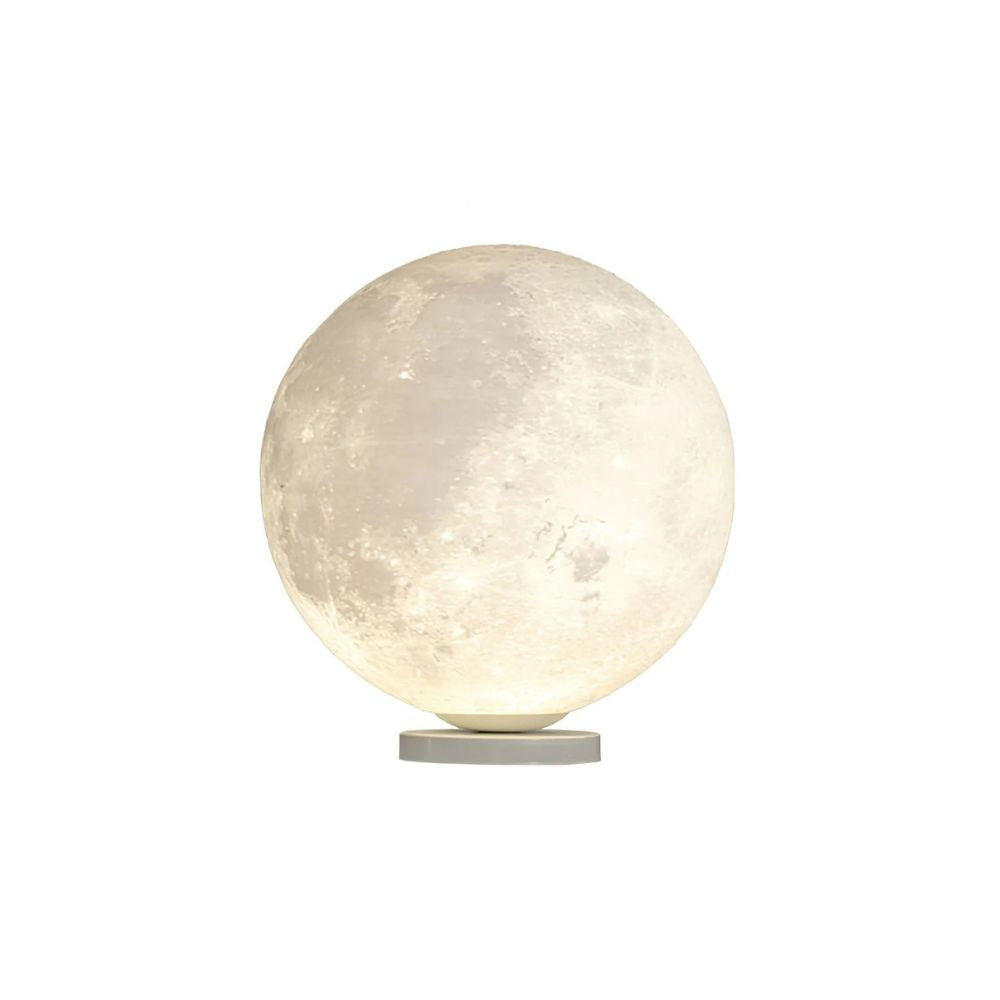 Golvlampa med månglob