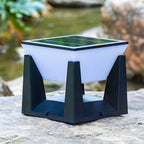 Solcellsdriven led utomhus stolplampa