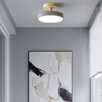 Slim trä LED-taklampa