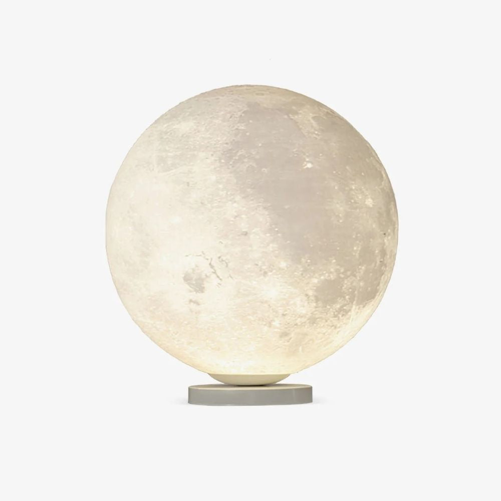 Golvlampa med månglob