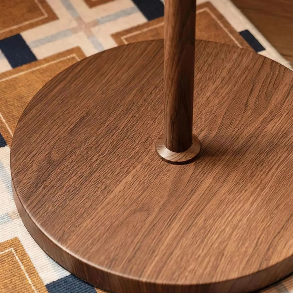 Retro golvlampa med kupolskärm