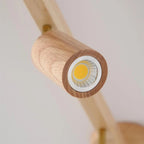 Trä LED takspotlight spårbelysning