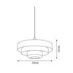 Retro lagerdesign pendellampa